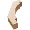 Ekena Millwork 3-inch W x 12-inch D x 16-inch H Merced Rough Cedar Woodgrain TimberThane Knee Brace, Primed BRCUR03X12X16MRCRCPR - alternate 4
